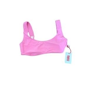 Solid and Striped Bikini Top: NWT‎